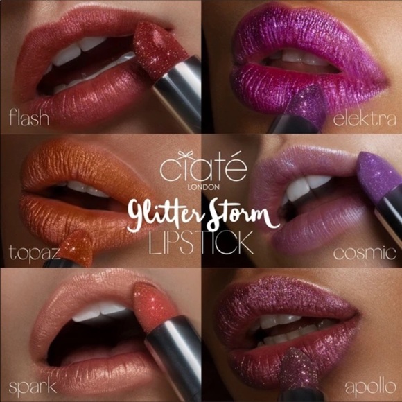 Ciate Glitter Storm Lipstick Apollo New Glam - Picture 4 of 15
